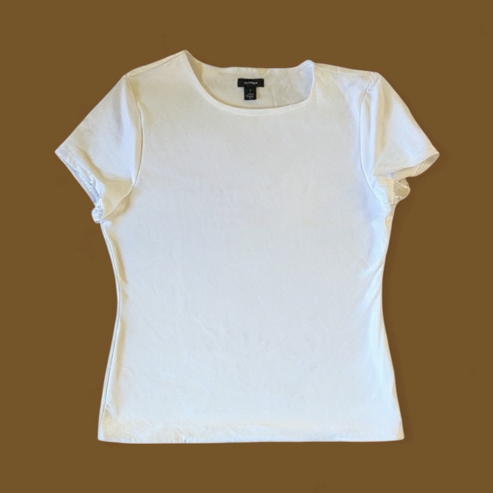 Halogen White Short Sleeve Tee